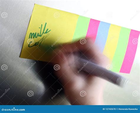 Slip Of Paper Stock Photo - Image: 12742670