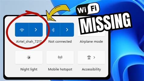 FIX WiFi Option Not Showing In Windows 10 11 Quick And Easy Solutions