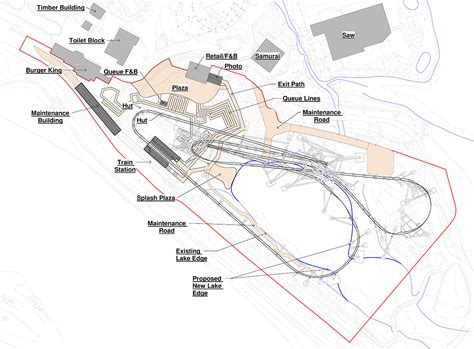 Printable Thorpe Park Map