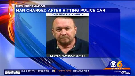 Police Drunk Driver Slams Into Chesterfield Police Cruiser Officer