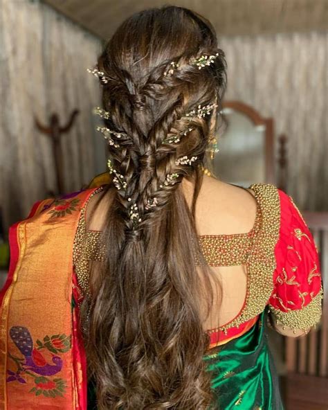 21 Stylish And Beautiful Indian Hairstyle For Saree Indian Hairstyles