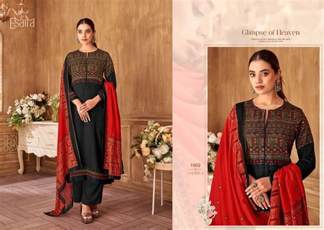 Eshira Cherry 2 Cotton Satin Wholesale Unstitched Salwar Suit Collection