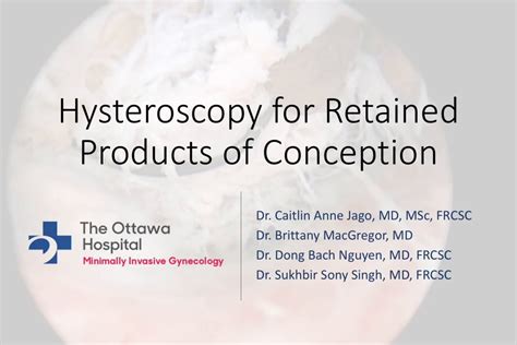 Hysteroscopy For Retained Products Of Conception