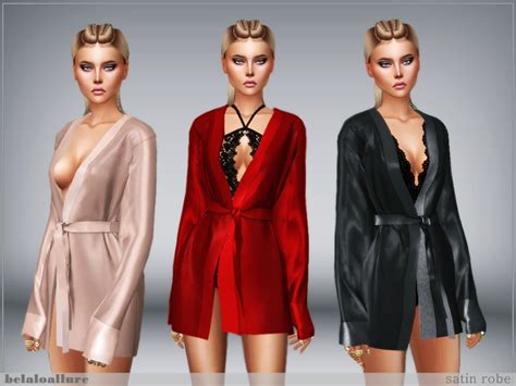 The Sims Resource - belaloallure_satin robe