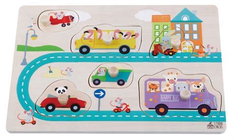 Holzpuzzle Lernspiel Baby Motorik Spielzeug Kaufland De