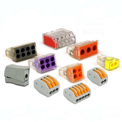 Equivalent Compact Splicing LED Connectors Quick Connect Terminal Blocks