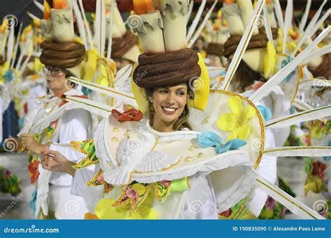 Parade of the Samba Schools Editorial Image - Image of janeiro, brazil ...