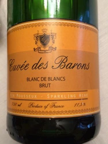 N V Cuvée des Barons Blanc de Blancs Brut Vivino