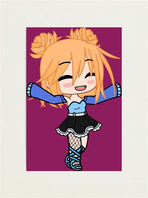 Happy Smiling Girl Happy Gacha Friends Chibi Gacha Anime Girl