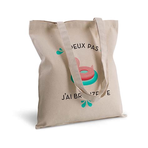 Tote bag deluxe personnalisé J peux pas Sacs de loisirs et sacs de