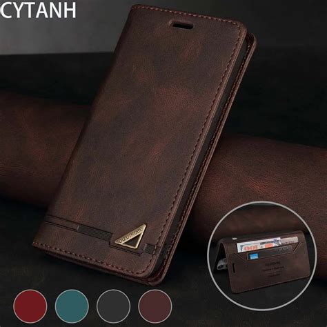 S24 Ultra S 23 S20 FE 5G Luxury Case Leather Texture Wallet Book Shell