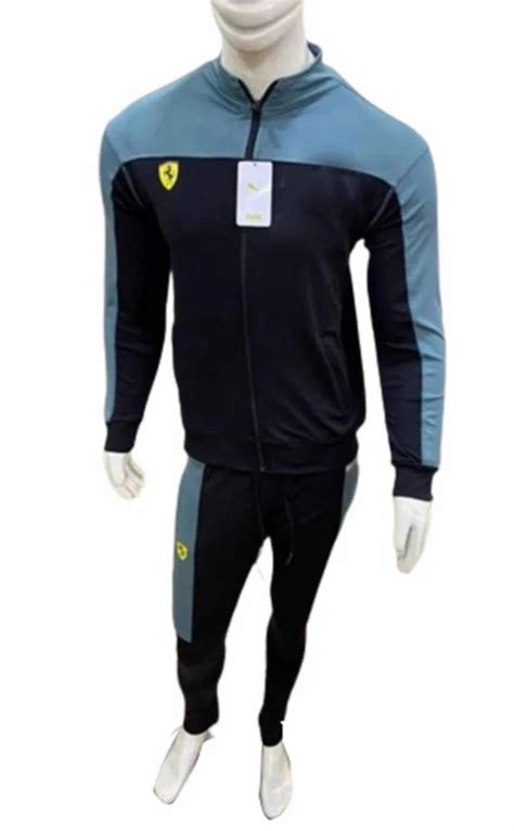 Fabric Super Poly Men Gym Tracksuit Size Medium At Rs 650 Set In New