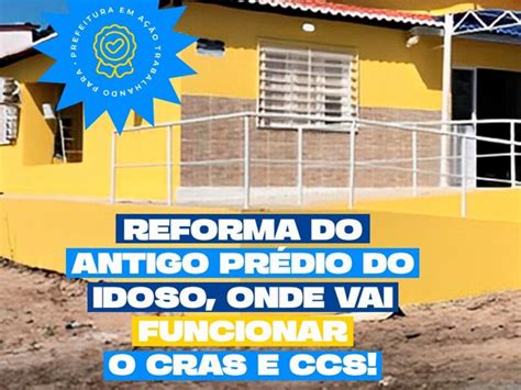 Antigo prédio do Idoso está passando por reformas para se tornar o novo