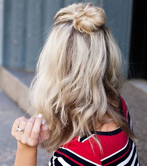 Half Bun Ecco Il Mezzo Chignon Che Sta Conquistando Tutti Fem