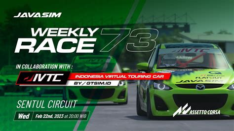 Ivtc Cc Sentul Circuit Weekly Race Javasim Assetto Corsa