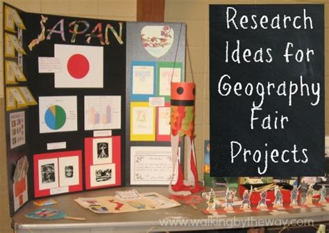 research ideas   geography fair project walking