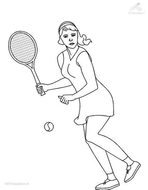 Sélection de dessins de coloriage tennis à imprimer sur LaGuerche