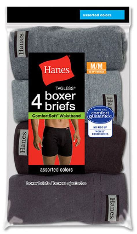 Hanes Men’s ComfortSoft Extended Sizes Boxer Briefs – Multiple Packs ...