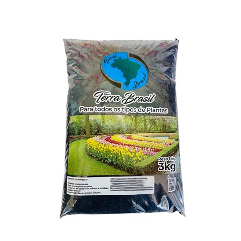 Terra Vegetal Preta Terra Brasil Sc Kg L S Tio Nativo