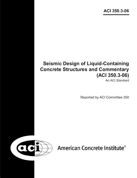 Pdf Seismic Design Of Liquid Containing Concrete Structures