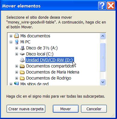 Windows Xp Copiar Y Mover Archivos Y Carpetas