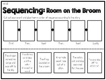 Room On The Broom Sequencing Activity