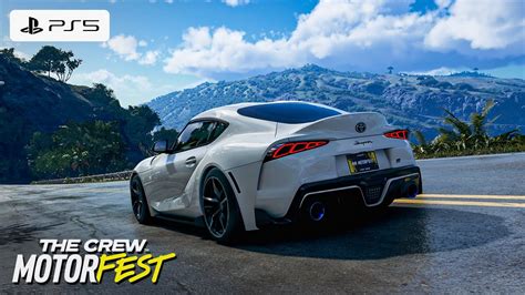 The Crew Motorfest TOYOTA GR SUPRA 2021 Open World Free Roam PS5 4K