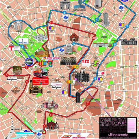 Map of Rome, Italy