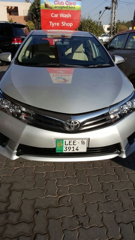 2016 Toyota Corolla Gli For Sale In Lahore