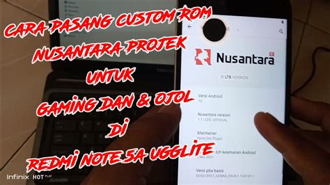 Cara Pasang Custom Rom Nusantara Project Di Redmi Note A Ugglite