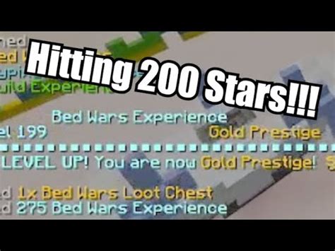 Hitting 200 Stars In Hypixel Bedwars YouTube