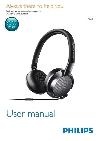 Philips Noise Cancelling Headphones - User manual - ENG