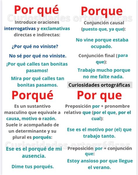 Por Qué Porque El Porqué Todo En Español Con Ana