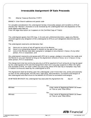 Assignment Of Proceeds Template Doc Template Pdffiller