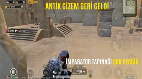 YENİ ANTİK GİZEMDE ONE MAN SQUAD PUBG MOBİLE YouTube