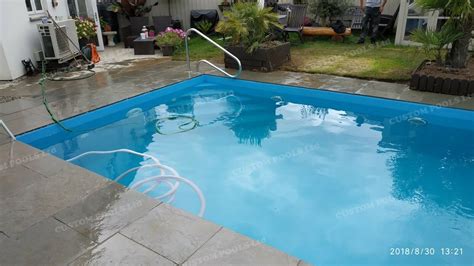 Fibreglass Polyester Swimming Pool M X M X M Insulated In Ground