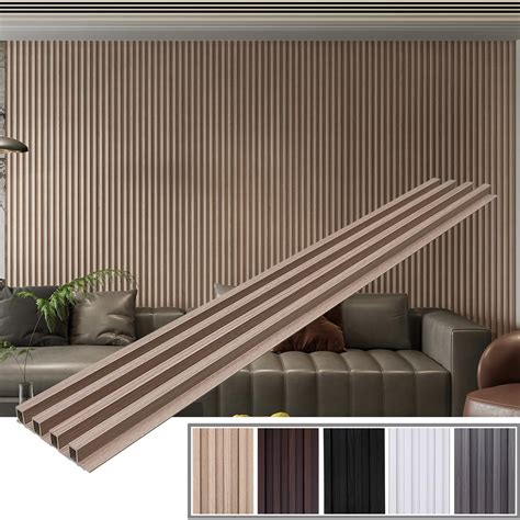 Buy Pack Slat Wall Panel With Trims Wood Grain Slat Wall X