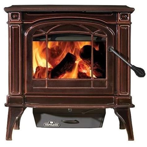 Napoleon 1100c Wood Burning Stove Majolica Brown Bbqguys