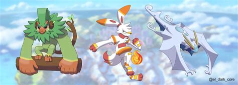 [10000印刷√] gen 8 pokemon sword and shield starter evolutions 428832 ...