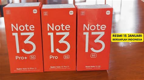 AKHIRNYA RESMI AWAL TAHUN REDMI NOTE 13 PRO PLUS SERIES INDONESIA