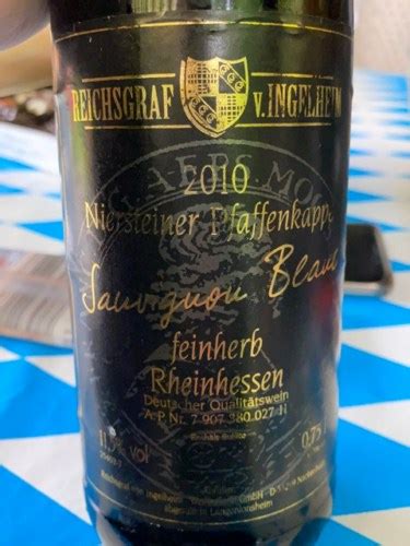 Reichsgraf Von Ingelheim Niersteiner Pfaffenkappe Sauvignon Blanc