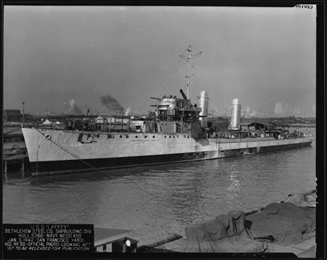 Nh 97863 Uss Laffey Dd 459