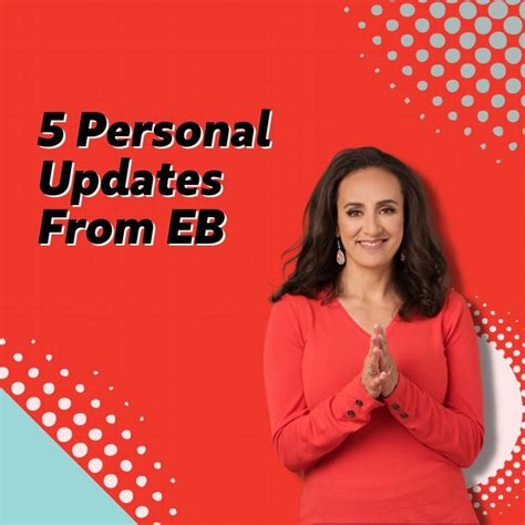 5 Personal Updates From Eb Eleanor Beaton