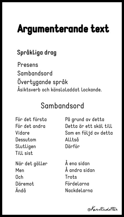 Skolbanken · Argumenterande Text