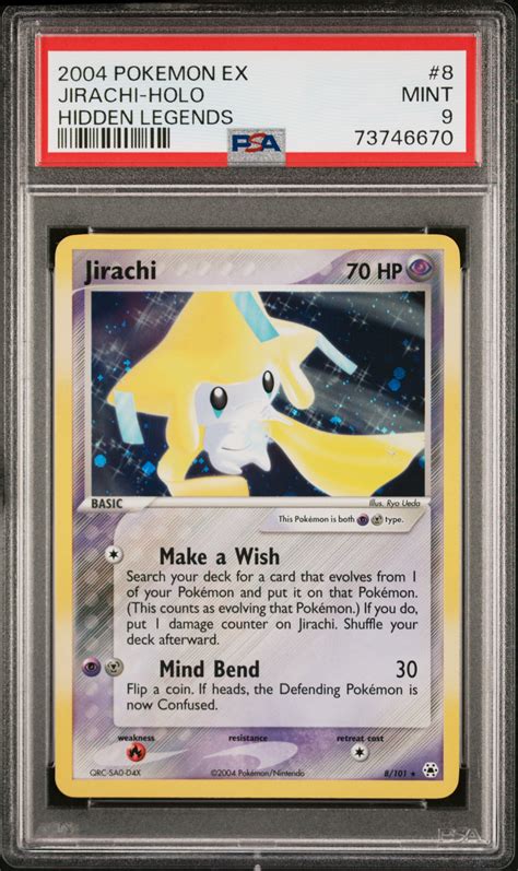 Jirachi Ex Hidden Legends Holo Psa Price Guide