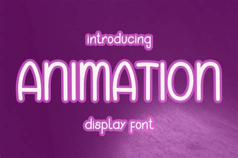 Animation Font By NYA Letter Creative Fabrica