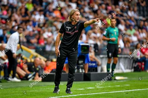 Salernitanas Head Coach Davide Nicola Portrait Editorial Stock Photo