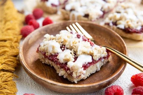 5 Ingredient Raspberry Crumb Bars Gluten Free Vegan The Roasted Root