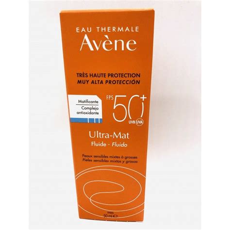 AVENE ULTRA MAT FLUIDO SOLAR SPF 50 50 ML AVENE Raíz Cuidados Solares