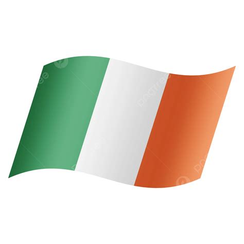 Ireland National Flag Simple Transparent Design Country Flag Nation